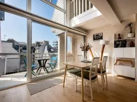 Appartement moderne baigné de lumière en centre-ville