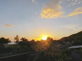 Chalet Familiale Vue Mer et Coucher de Soleil Moorea