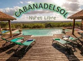 Chambres d'hôtes Naturistes (Nudiste) "Cabanadelsol" - Adults Only