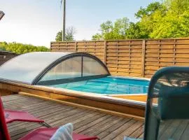 Forest Cabin with Heated Pool, Jacuzzi & Billiards by Destination Green Croatia