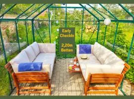 BUDDE4 Fewo Katja - Early Check-in, extralange Betten 220 cm, separates WC