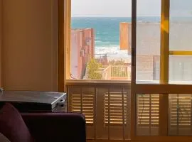 شاليه تالت صف بحر بقرية زمردة الكيلو 53 الساحل الشمالي