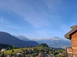Le Nid d'aigle apt 405 Leysin centre avec forfait piscine sauna jacuzzi en option