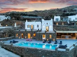 Villa Evita Panormos private pool & jacouzzi
