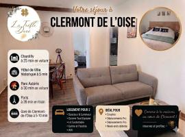 Le Trèfle Doré T2, wifi, private parking space, fêtes interdites, hôtel à Clermont