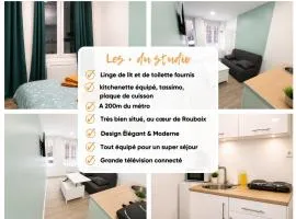 Petit cocon moderne Cuisine équipée TV WIFI