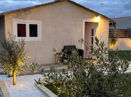 Escapade cosy studio maisonnette neuf au calme avec grand jardin