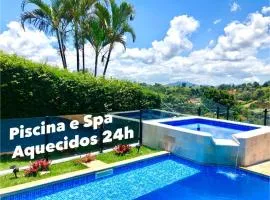 CHACARA EM COND FECHADO WI FI AR CONDIC PISCINA e SPA AQUECIDOS 24h