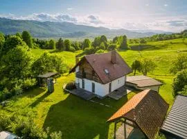 Unique Private Chalet With Panoramic View Ravnik