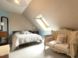 Les âmes bleues - Chambre double bord de Seine, proche Honfleur