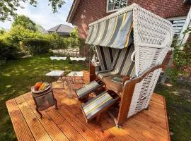 NEUE Ferienwohnung Deichblick - Nordseeurlaub in hochwertiger 140qm FeWo mit Garten im idyllischen Butjadingen