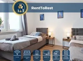 RtR Essen - Für bis zu 8 Personen - Voll ausgestattet - Zentral Limbecker Platz - Messe - Uniklinikum - Smart TV - Modern