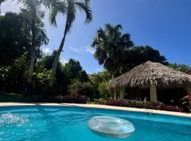 Guesthouse in tropical villa with gorgeous garden