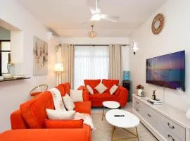 Modern 2BR Apartment in Mombasa CBD with 2 Bathrooms & Balcony near Airport & Old Town