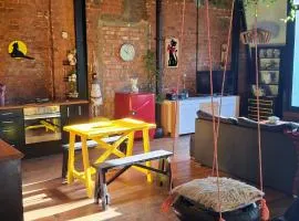 Cat-themed East City Loft Apartment