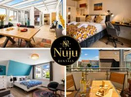NUJU Rentals - 4-Zimmer, 10 Gäste, Wintergarten & Terrasse & Parkplatz