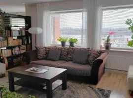 Studio with terrace on the hillside of Viljandi