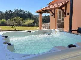 Casa con jardín y Jacuzzi en Abegondo, A Coruña
