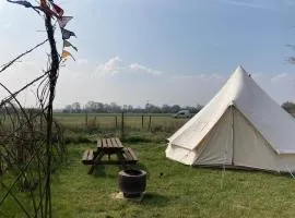 Camping at the Barge