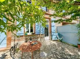" Briquette Fleurie " Jardin - Clim - Linge fourni