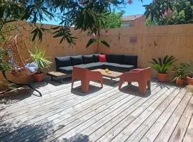 Maison cosy - piscine commune en résidence privée