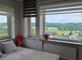 Studio with terrace on the hillside of Viljandi