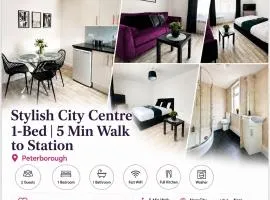 Stylish City Centre 1-Bed 5 Min Walk to Station