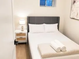 Private 1BR Suite with Fireplace & Parking in Milton