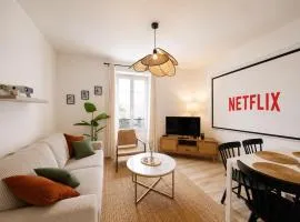 Appart 6pers Cinéma - Proche centre ville- stationnement gratuit