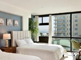 Modern Studio - Partial Beach Views Pool & Porch
