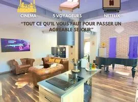 L'Atelier Industriel - Cinéma - Jardin - 5 pers