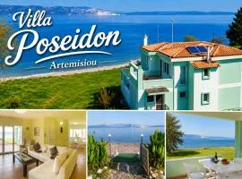 Luxury Beachfront Villa Poseidon Artemisiou Παραθαλάσσια Βίλα στην βόρεια Εύβοια για φιλοξενία 9 ατόμων