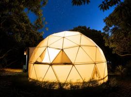 dôme bubble letchis, hotel i Petite-Île