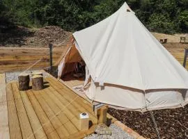 Olive Ranch luxury bell tent glamping By Air Premier