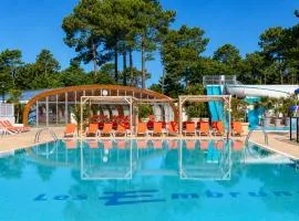 Camping Les Embruns, Mobile home 7 pers, climatisation, espace aquatique et plage, Cap ferret