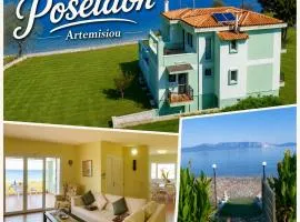 Luxury Beachfront Villa Poseidon Artemisiou Παραθαλάσσια Βίλα στην βόρεια Εύβοια για φιλοξενία 9 ατόμων
