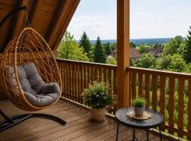 Landhaus Korf - Ferienwohnung im Weserbergland mit großem Balkon
