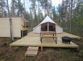Stamsjö Glamp, hotel i Åsele