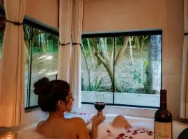 Cabana Allegra Privativa com Hidromassagem Cozinha Churrasqueira e Decoração - Sitio Pauletto