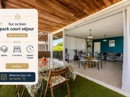 Biscarrosse plage, appartement climatisé et wifi, au centre, 4 pers. - FR-1-521-230