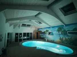 Large Wellness Villa with Fireplace, Pool, Sauna & Billiards