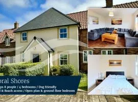 Coral Shores - Part of the The Bay Filey Holiday Village with pool, gym and direct beach access, pub, restaurant, tennis and meadows walks