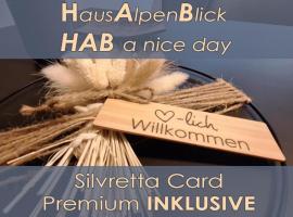 Haus Alpenblick - Silvretta Card Premium INKLUSIVE, viešbutis mieste Zė