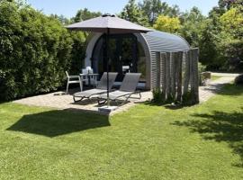 Tiny Natuurlodge voor 2 personen met vrij uitzicht over landerijen, hotel u gradu Dalerveen