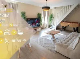 Capstay Cosy centre 2 chambres babyfoot, Billard & Netflix