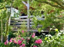 CHALET SUR PILOTIS - 4 personnes - CLIMATISÉ- PISCINE- PROCHE PLAGE
