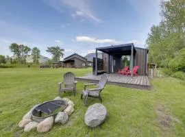 Waterfront Saloon-Themed Cabin on Flathead River