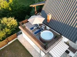 Tiny House with Jacuzzi by the Dobra River near Karlovac by Destination GREEN Croatia