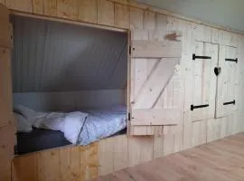 Gezellige studio op de boerderij - Sanitair in toiletgebouw