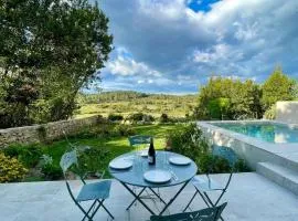 Cottage Du Vigneron Avec Vue Sur Les Vignes Et Les Montagnes